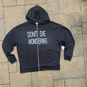 No Boundaries Black Hoodie Jacket